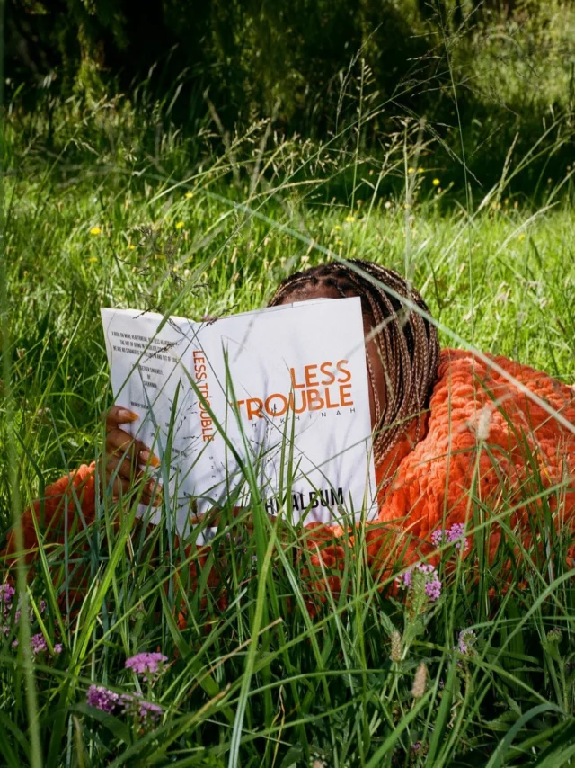 LESS TROUBLE COVER 📸: @_celestejacobs 👗: @jesusbopape 💄: @nikkipitso 💅🏾: @veronicambaza bts 🎥@outrestudios album Ci @larissaelliott 🥹💕