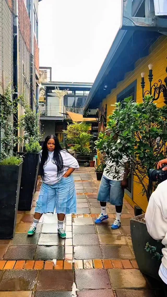 Shoot day ❤️ with @brandondhludhlu 🔥